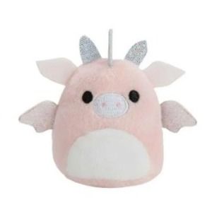 Squishville Dragon Squad Pink Dragon - New! - Squishmallow Mini Blind Box